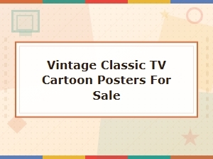 Vintage Classic Tv Cartoon Posters for Sale